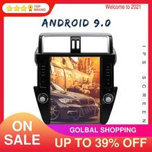 Tesla Style Android 9.0 Car GPS Navigation Multimedia Player For TOYOTA LAND CRUISER Prado 150 2014-2017 Headunit Carplay PX6 HD 2024 - buy cheap
