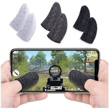 1Pair Breathable Mobile Game Controller Gaming Finger Sleeve Touch Trigger for Fortnite PUBG Mobile Rules of Survival Gatillos 2024 - buy cheap