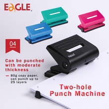EAGLE 837 Two-hole Punch Round Hole Puncher Loose-leaf Paper A4/A5/A6 Document Binding Punching Machine Tool Circle Hole Punch 2024 - buy cheap