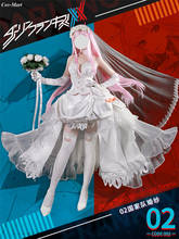 Cos-Mart Anime DARLING In The FRANXX 02 Cosplay Costume Elegant White Wedding Dress Female Activity Party Role Play Clothing 2024 - buy cheap