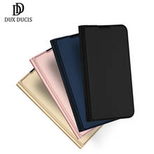 Capa de couro dux ducis original, capa para xiaomi mi 11 pro coque de luxo, ultra fina, flip, suporte, capa de telefone para mi11 pro 2024 - compre barato