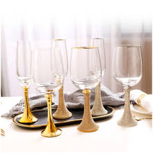 Creative Glass with Diamond  Crystal Tall Champagne Glass Home Restaurant Wine Glass Party Banquet Glass 2024 - buy cheap
