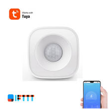 Tuya-Sensor infrarrojo inalámbrico para seguridad del hogar, Detector de movimiento PIR, alarma antirrobo, Control por aplicación Smart Life, WiFi 2024 - compra barato