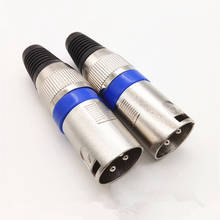 2Pcs/lot Wolesale high quality Audio 3Pin metal XLR Adapter Female/Male 3-cole Microphone Connector Plug MIC Adapter 2024 - buy cheap