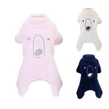 Soft Fleece Dog Jumpsuit Winter Dog Clothes Small Puppy Coat Pet Outfits Warm Dog Flannel 4-legged Clothing  XS-2XL- 2024 - buy cheap