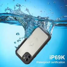 IP69K waterproof for iPhone 7 8 Plus X XS Max XR Swimming Cover Shockproof Dirtproof Snowproof DivingProof Case Phone Coque 2024 - buy cheap