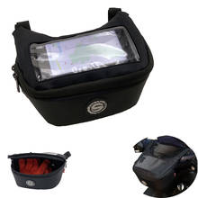 For Aprilia MP3-250 MP3-300 MP3-400 SRV850  motorcycle handlebar GPS navigation bag, waterproof mobile phone bag 2024 - buy cheap