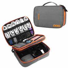 TUUTH Travel Cable Storage Multi-Function Digital Storage Bag Gadget Organizer  Digital  Pouch Ipad Earphone Charge Double Layer 2024 - buy cheap