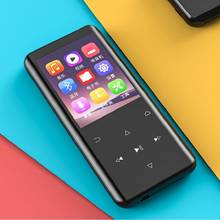 MP4-плеер RUIZU D25, Bluetooth 5,0, встроенный динамик, изогнутый экран 2,4 дюйма, FM-радио, запись, электронная книга, музыка, видео 2022 - купить недорого