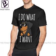 Rottweiler T Shirt Funny I Do What I Want Rottweiler T-Shirt Short Sleeves Awesome Tee Shirt Graphic Oversized Summer Tshirt 2024 - buy cheap