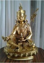 Соберите тибетская Буддийская бронза GURU Ринпоче падмасамбхава Будда статуя 30 см 2024 - купить недорого