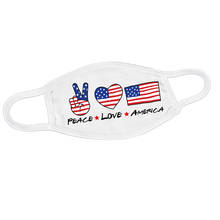 Peace Love Америка для взрослых и детей вечерние маска июля 4th Отечественной День Независимости День независимости США украшения подарок реквизит для фотосессии 2024 - купить недорого