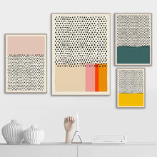 Abstract Color Line Wall Art Canvas Painting Minimalist Style Geometric Picture Poster and Print Gallery Living Room Home Decor 2024 - buy cheap