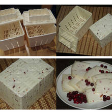 Molde de prensa de Tofu de plástico, herramienta de cocina casera, para hacer cuajada de soja, con paño de queso 2024 - compra barato