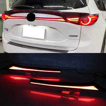 2PCS Car Rear Bumper Trunk Tail Light LED Brake Light Dynamic Turn Signal Reflector For cx-5 cx5 2017 2018 2019 2020 2024 - buy cheap