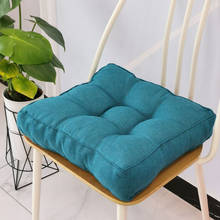 Almofada de decoração para casa cor de doce, azul, amarelo, macio, quadrado, almofadas para futon, yoga, cadeira, sofá, assento têxtil, 45*45*50 2024 - compre barato