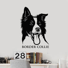Border Collie Wall Sticker Shepherd Vinyl Decal Family Pet Home Decor Dog Pets Animal Stickers Bedroom Living Room Mural 2024 - buy cheap