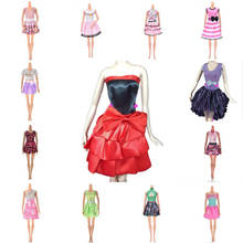 Newest Doll Dress Series-1 Outfit Handmade Party Dress Clothes Top Fashion Dress For Doll Girl Gift 2024 - buy cheap