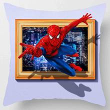 Disney Spiderman Pillowcase Cover Home Textile Kids Baby Boys Couple Pillow Cover Decorative Pillows Case Living Room 2024 - buy cheap