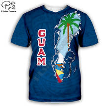 Guam flag 3D Printed men for women t shirt Harajuku Short sleeve shirt summer Casual Unisex tshirt tops drop shipping 2024 - buy cheap