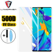 Lamorniea-cristal templado UV para Huawei Nova 7, 8 Pro, P20, P30, P40, Mate 20, 30, 40 Pro, Protector de pantalla con pegamento líquido completo 2024 - compra barato