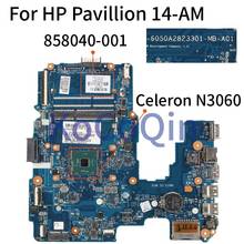 Материнская плата KoCoQin для ноутбука HP Pavillion 14-AM 6050A2823301 858040-001материнская плата SR2KN Celeron N3060 протестирована на 100% 2024 - купить недорого