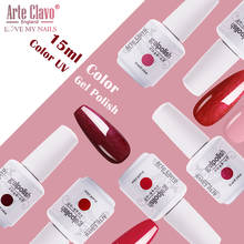 Arte Clavo 15 мл красный розовый лак для ногтей гель для ногтей отмачиваемый светодиодный гибридный УФ-гель лак для ногтей грунтовка гель Лак Блеск для ногтей макияж 2024 - купить недорого