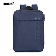 Kubug mochila de laptop 15.6 ", bolsa executiva com trava de código usb, grande capacidade, bolsa escolar masculina e feminina, à prova d'água 2024 - compre barato