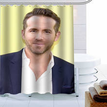 New Arrival Ryan Reynolds Shower Curtain 12 Hook Polyester Fabric 3D Printing Bathroom Curtain Waterproof Bath Curtain Decor 2024 - buy cheap