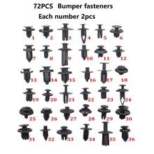 Tornillos pasadores de parachoques del coche, variados, remache de tornillo de sujección de plástico, conjunto 2024 - compra barato