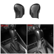 NewCarbon Fiber Interior Gear Shift Knob Cover Trim Handle Sleeve Buttons Cover Sticker for Skoda Octavia A7 Superb Fabia 2024 - buy cheap