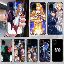 Funda de teléfono Anime Sword Art Online para Samsung Galaxy Note 4, 8, 9, 10, 20, S8, S9, S10, S10E, S20 Plus, UITRA, Ultra negra, bonita 2024 - compra barato