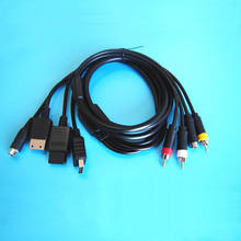 Cable Multi en 1 S, Cable de vídeo RCA, AV, para Sega, Saturn SS, dreamcast, PS1, PS2, SNES, N64, NGC 2024 - compra barato