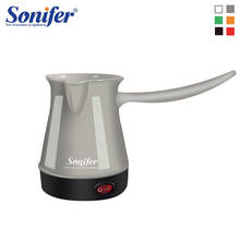 Sonifer-Mini cafetera eléctrica portátil de 220V para regalo, cafetera para café con leche hervida 2024 - compra barato