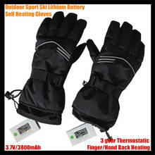 30 pares de guantes eléctricos calentados por USB para esquí con batería de litio, guantes autocalentantes para el dedo/la mano, 3 engranajes termostáticos cálidos 6-12h 2024 - compra barato