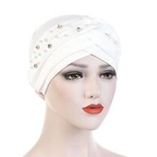 Turban Hijab Muslim Hijab Caps Musulman For Women Muslim Solid Braid Women Hijab Wrap Cap turbantes  Turban Hat Chemo Cap Head 2024 - buy cheap