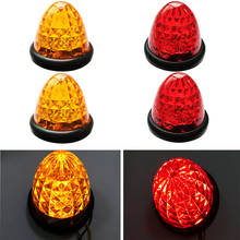 4X Red Amber Bus Truck Beehive Dome 16 LED Side Marker Brake Lights Cab Top Roof 2024 - buy cheap