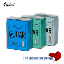 Orphee electric guitar string Free shipping 10 Set of nickel plated steel guitar strings for electric guitar with retail Origin 2024 - buy cheap