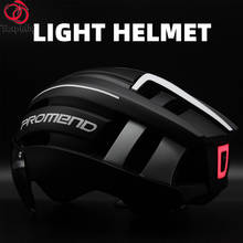 RAPIDLY Bicycle Helmet LED Light Rechargeable Intergrally-molded Cycling Helmet Mountain Road Bike Helmet Sport Safe Hat for Man 2024 - buy cheap