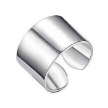 Anillos de plata de ley S925 para mujer 2020 newe moda tailandesa plata brillante personalidad exagerada apertura anillo de plata pura 2024 - compra barato