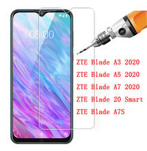Screen Protector Tempered Glass For ZTE Blade Front Mirror Protective Film For ZTE Blade A3 A5 A7 20 Smart A7S 2020 2024 - buy cheap