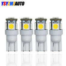 Lámpara LED para coche, luz de señalización de 12V, 4 Uds., T10 5SMD 5050, rojo/verde/azul 194 168 W5W 2024 - compra barato