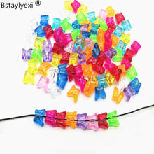 500pcs 200pcs 100pcs 50pcs 10X8mmMixed Colour Transparent Acrylic Faceted Butterfly Beads 10X8mm 2024 - buy cheap