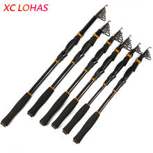 High Strength Metal Reel Seat Fishing Rod Telescopic Carbon Fiber Fishing Pole Spinning Fishing Rod 1.8m /2.1m/2.4m/2.7m/3m/3.6m 2024 - купить недорого