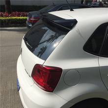 SHCHCG Car Styling ABS Plastic Unpainted Primer Color Rear Trunk Wing Roof Spoiler For Volkswagen VW Polo 2011-2016 Auto Part 2024 - buy cheap