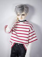 Одежда для куклы BJD, подходит для 1-31-4 футболки дяди, куртки с горизонтальной полосой, аксессуары для кукол 2024 - купить недорого
