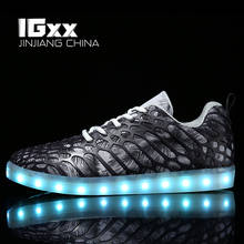 Igxx tênis com led usb para recarga, sapatos femininos brilhantes e luminosos, luz piscante para crianças, flor, tênis infantis 2024 - compre barato