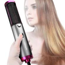2020 New Hot Air Hair Dryer Brush 3 in 1 Hair Blow Dryer Straightener Volumizer Negative Ion Styler Comb Kit for Wet Dry Hair 2024 - buy cheap