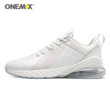 ONEMIX Winter Sneakers For Men Running Shoe For Women Outdoor Jogging Shoes Shock Absorption Cushion Soft Midsole Leather Shoes 2024 - buy cheap