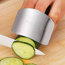 НОВЫЙ кухонный нож из нержавеющей стали для защиты рук и пальцев, регулируемый нож, приспособления для безопасности, инструменты для приготовления пищи 2024 - купить недорого